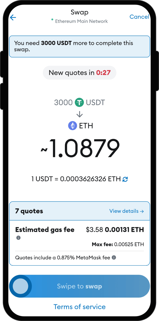 Swap Your USDT for ARize