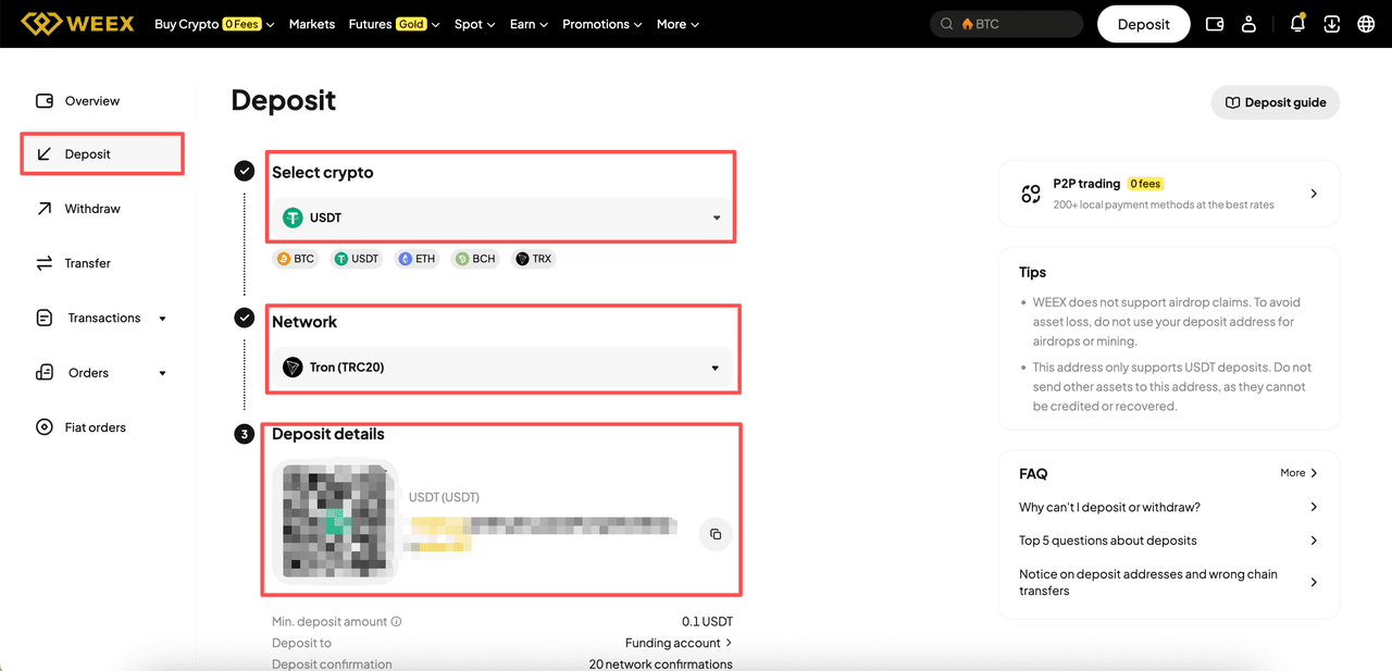 WEEX Deposit Guide: 3 Best Ways to Fund Your Account